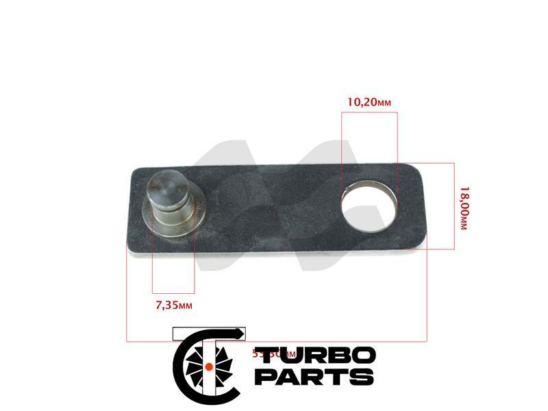 Ремкомплект WASTEGATE турбіни Master 2.3 BiTurbo 224kW - 858864-0004 (SMALL)  GA-49-0010 фото