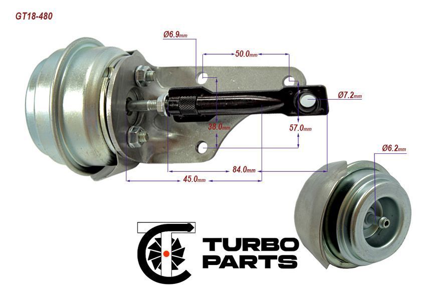 Актуатор турбины Mercedes Sprinter I 2.2DCI OM611 708639 6110960399 GA-10-0038 фото