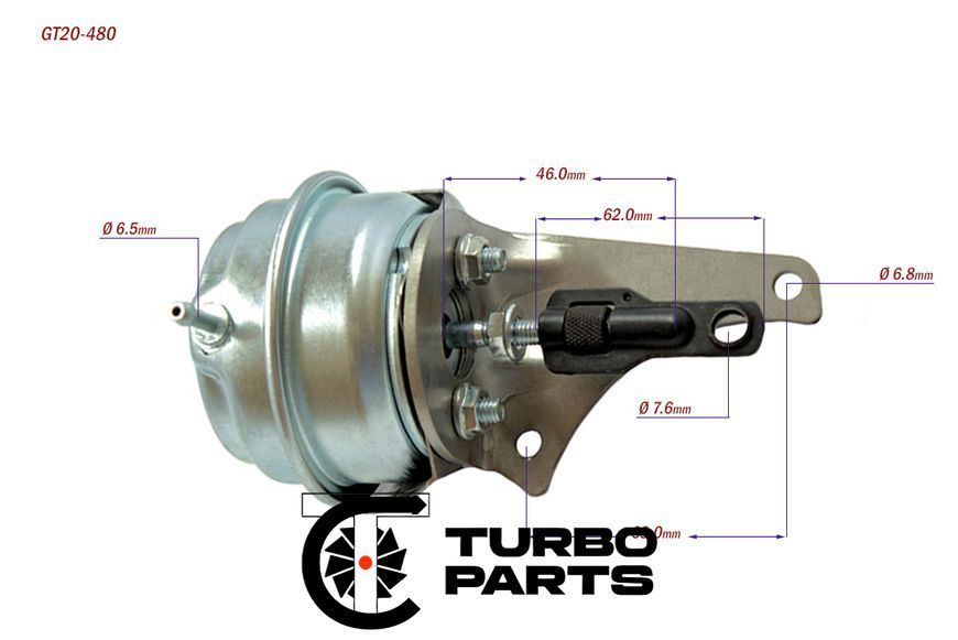 Вакуумный актуатор Audi Skoda 2.5TDI AFC AKE 059145701D 454135 GA-10-0040 фото
